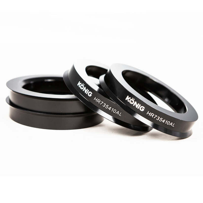 Konig Aluminum Hub Ring Set kngHR735410AL – 73.1mm Outer Diameter, 54.1mm Inner Diameter