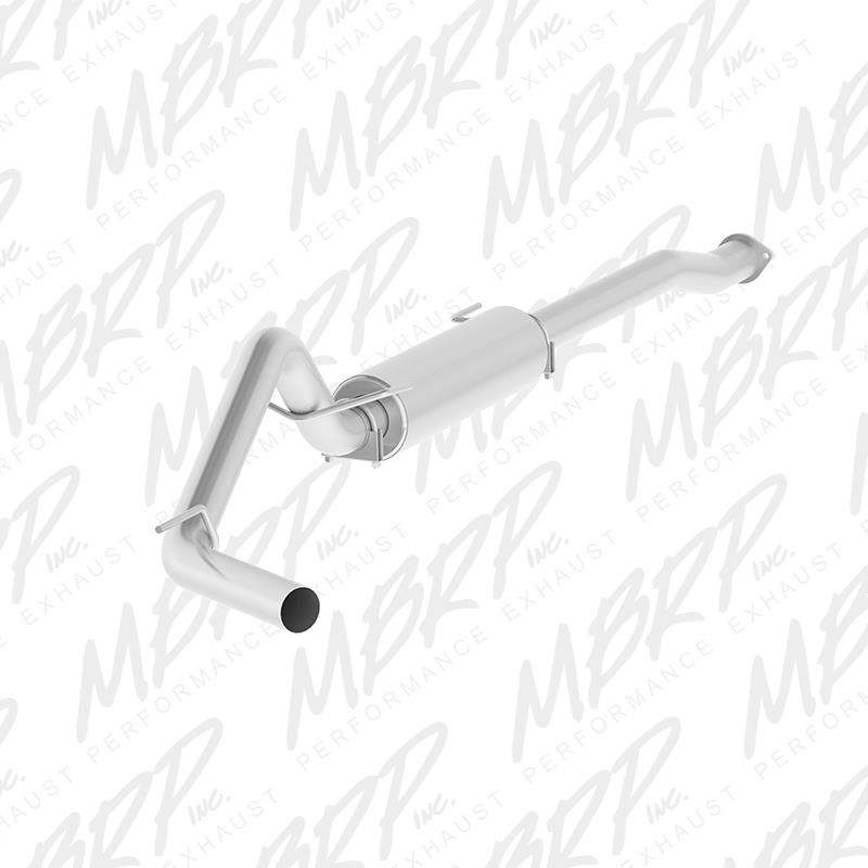 MBRP Armor Lite S5338P Cat-Back Exhaust System for 2016–2019 Toyota Tacoma 3.5L, 3-Inch Single Side Exit