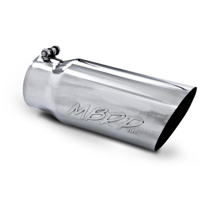 MBRP T5052 Armor Pro 4-Inch Inlet, 5-Inch Outlet Angled Exhaust Tip