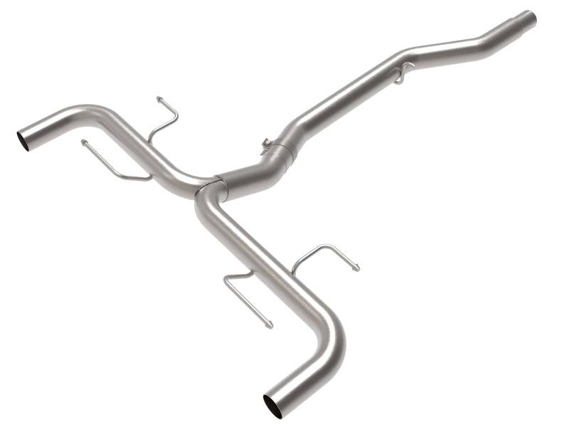 aFe MACH Force-Xp Axle-Back Exhaust System for 2017-2026 Alfa Romeo Giulia 2.0L Turbo, Part Number 49-36902