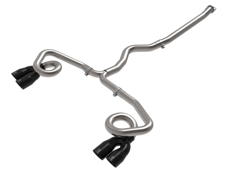 aFe POWER Takeda Cat-Back Exhaust System with Black Tips for 2022-2024 Subaru WRX 2.4L Turbo, Part Number 49-36809-B