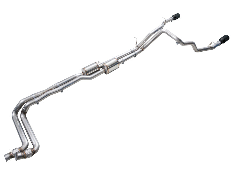 AWE Tuning 2025+ RAM 1500 3.0TT Rebel 0FG Cat-Back Exhaust with Diamond Black Tips