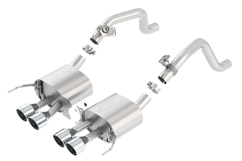 Borla 11863 ATAK Axle-Back Exhaust System for 2014-2019 Chevrolet Corvette C7 6.2L V8