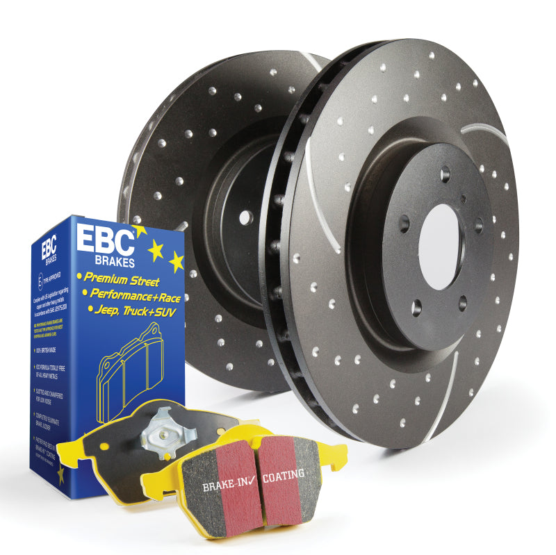 EBC Stage 5 Yellowstuff Brake Pad and GD Rotor Kit S5KF1499
