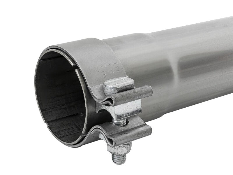 aFe MACH Force-Xp 304 Stainless Steel Resonator Delete Pipe, 3-Inch Inlet/Outlet, 16-Inch Length