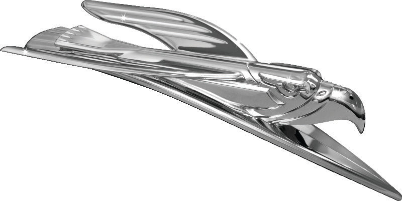 Kuryakyn 7333 Deco Eagle Fender Ornament for Honda GL1800 Gold Wing, Chrome