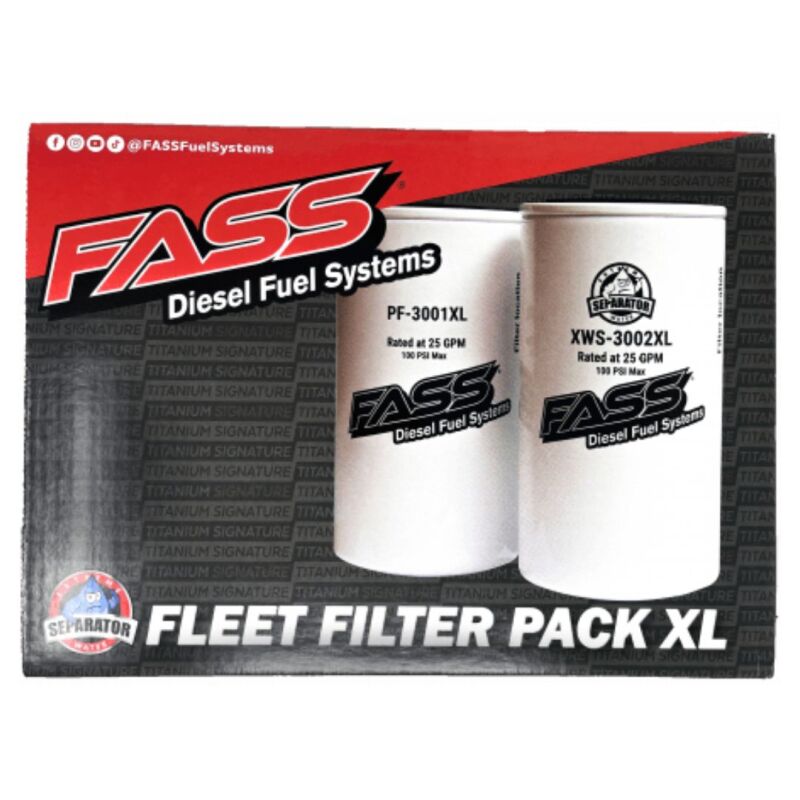 FASS Fuel Systems fassFLP3000XL Replacement Filter Pack - XL Fleet Filter Pack