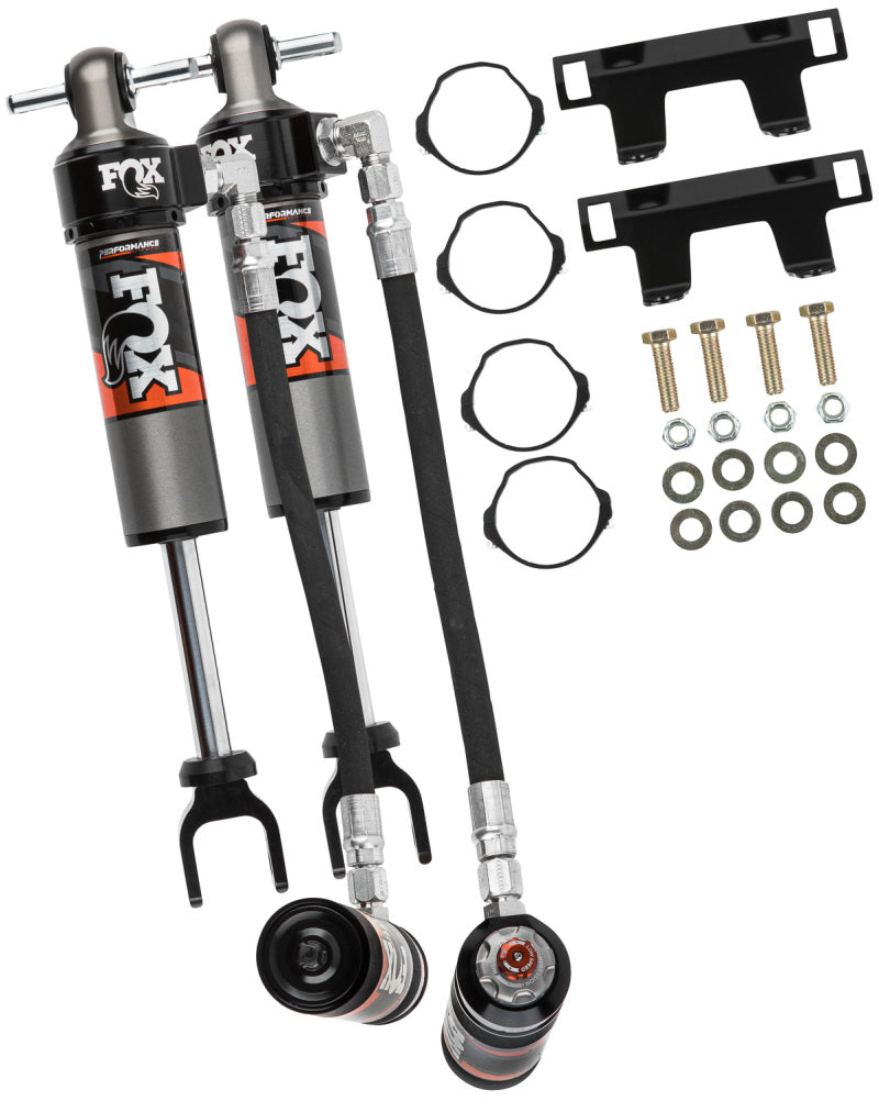 FOX Performance Elite 2.5 Front Adjustable Shocks for 2020-Up GM 2500/3500 HD, 1.5-2.5-Inch Lift, Part Number FOX883-26-084