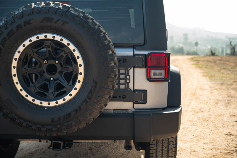DV8 Offroad Tailgate Reinforcement MOLLE Panel for 2007-2018 Jeep Wrangler JK - dveTCJK-04