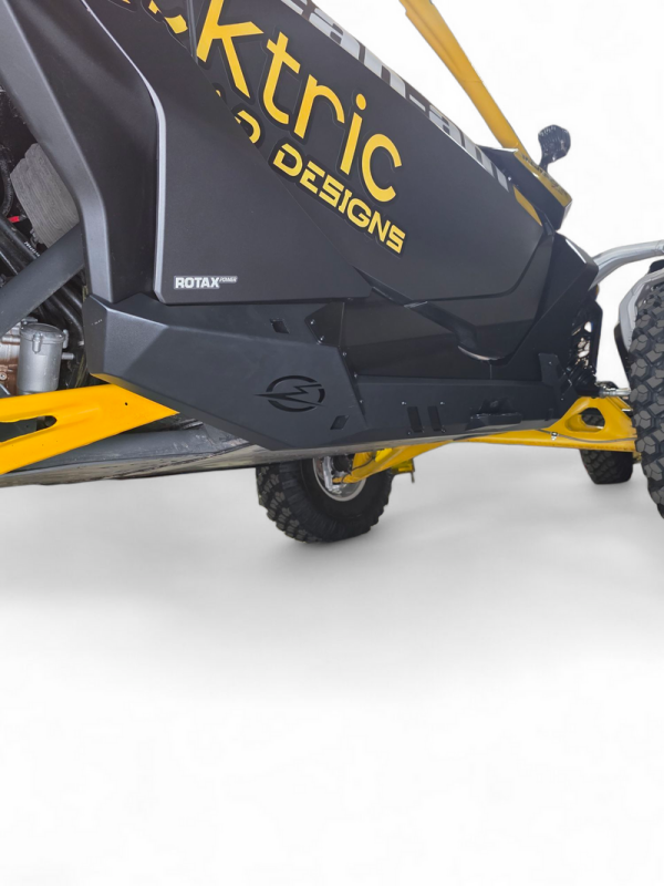 Elektric Offroad Volt Series Rocker Guards for 2024+ Can-Am Maverick R – Side-Impact Protection with Built-In Step Plate