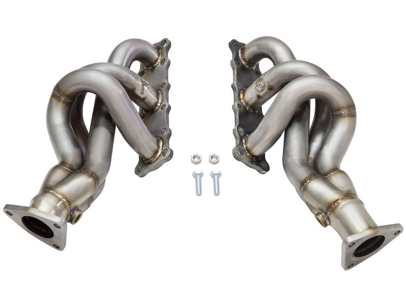 aFe Twisted Steel 304 Stainless Steel Short Tube Headers for 2003-2006 Nissan 350Z and Infiniti G35 V6 3.5L, Part Number 48-36103