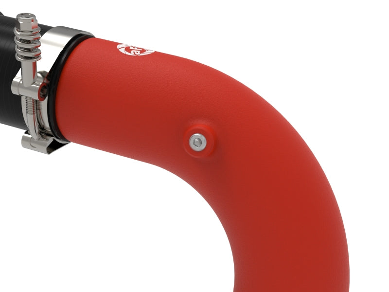 aFe BladeRunner Aluminum Hot and Cold Charge Pipe Kit, Textured Red, Part Number 46-20814-R