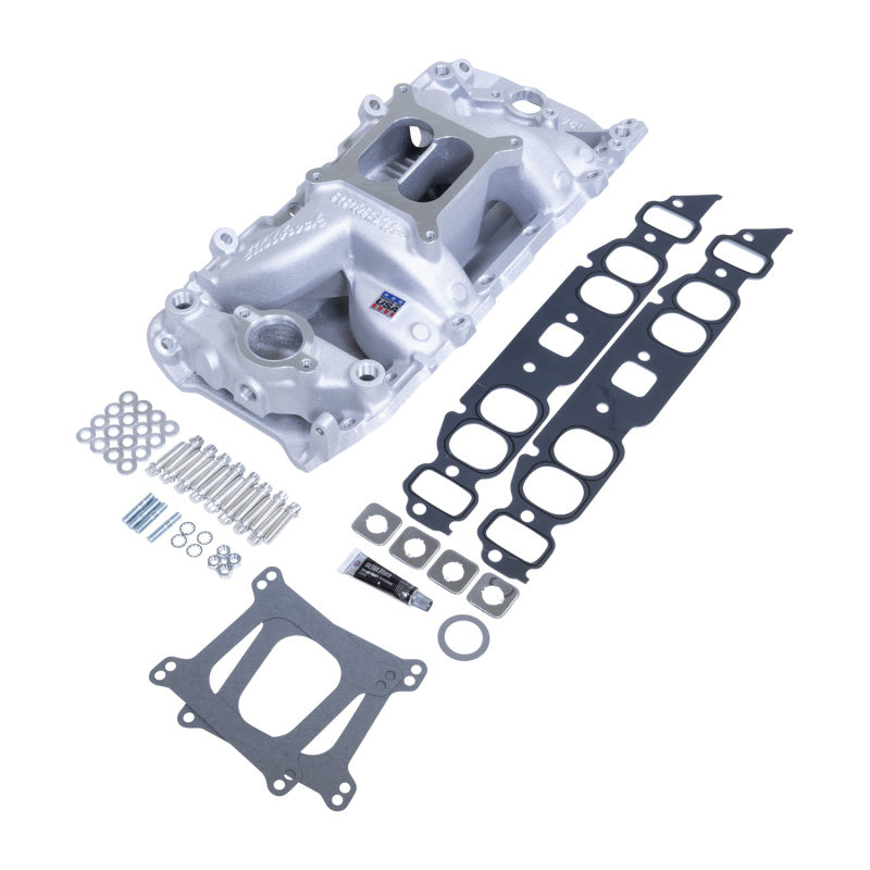 Edelbrock Big Block Chevy RPM Air-Gap Intake Manifold & Install Kit - Part Number EDE7561-KIT