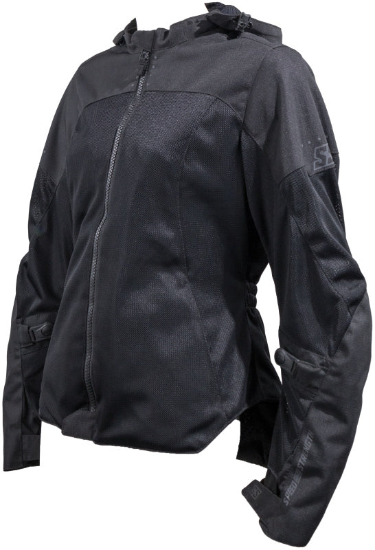 Speed and Strength Starstruck Mesh Jacket Black Womens - Large