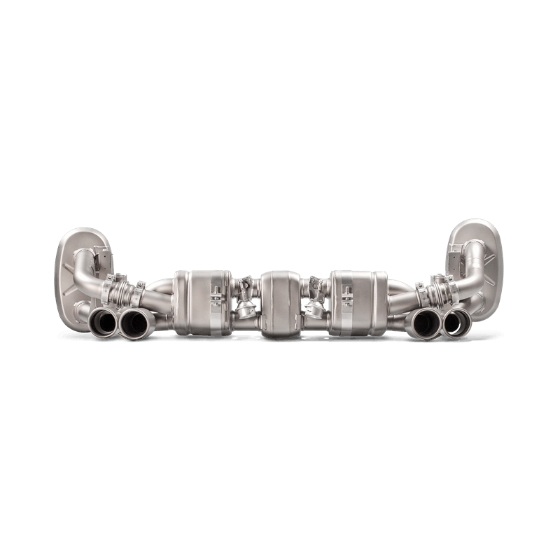 Akrapovic S-PO991SO-HT/1 Slip-On Line Titanium Exhaust with Titanium Tips for 2012–2015 Porsche 911