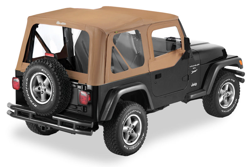 Bestop 97-02 Jeep Wrangler TJ Replace-A-Top with Spice Sailcloth and Clear Windows