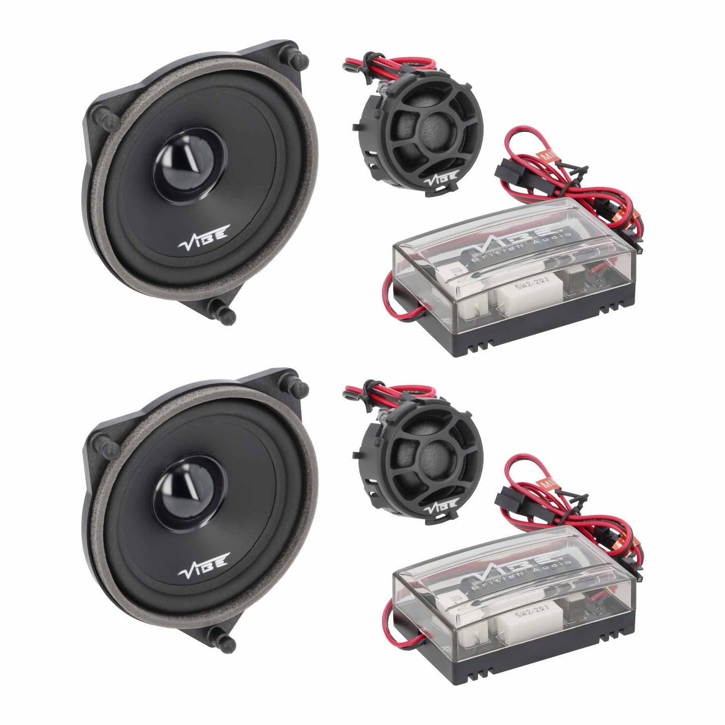 Vibe by Metra Electronics Plug-N-Play Component Speaker Kit - Fits Select Merced - View 1
