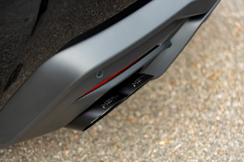 MBRP T5198BLK Armor BLK Quad Exhaust Tip Cover Kit for 2015–2024 Ford Mustang