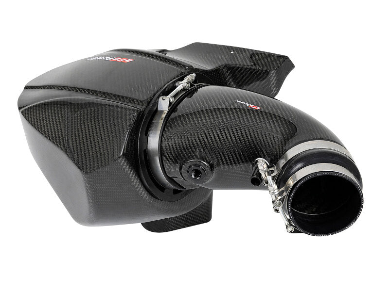 aFe Black Series Carbon Fiber Cold Air Intake with Pro 5R Filter for Jeep Grand Cherokee WK2 and Dodge Durango 6.4L HEMI, Part Number 58-10001R