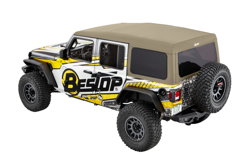 Bestop Supertop Ultra for Jeep Wrangler JL 2018-2026 4-Door - Pebble Beige