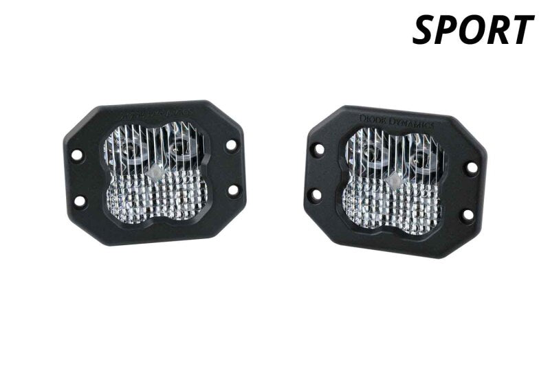 Diode Dynamics SS3 Sport ABL White Combo Flush LED Pods, Pair - DD6920P