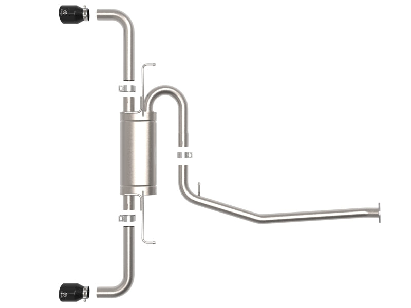 aFe POWER Takeda Cat-Back Exhaust with Black Tips for 2019-2024 Toyota RAV4 2.5L