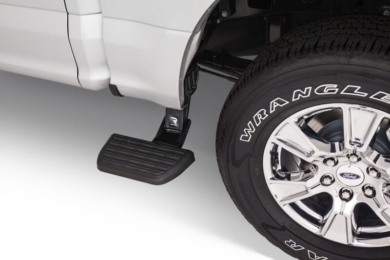 AMP Research BedStep2 Retractable Bed Side Step for 2015-2024 Ford F-150, Black - 75412-01A