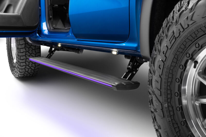 AMP Research PowerStep Vision LED Electric Running Boards for 2024-2026 Ford Ranger SuperCrew, Part Number AMP96363-01A