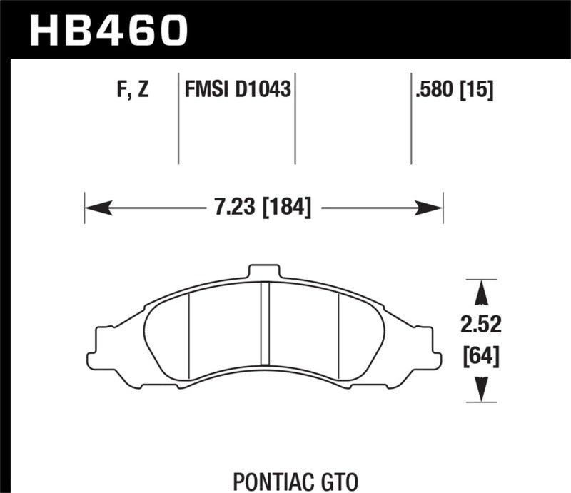 HAWK Ceramic Brake Pad Sets