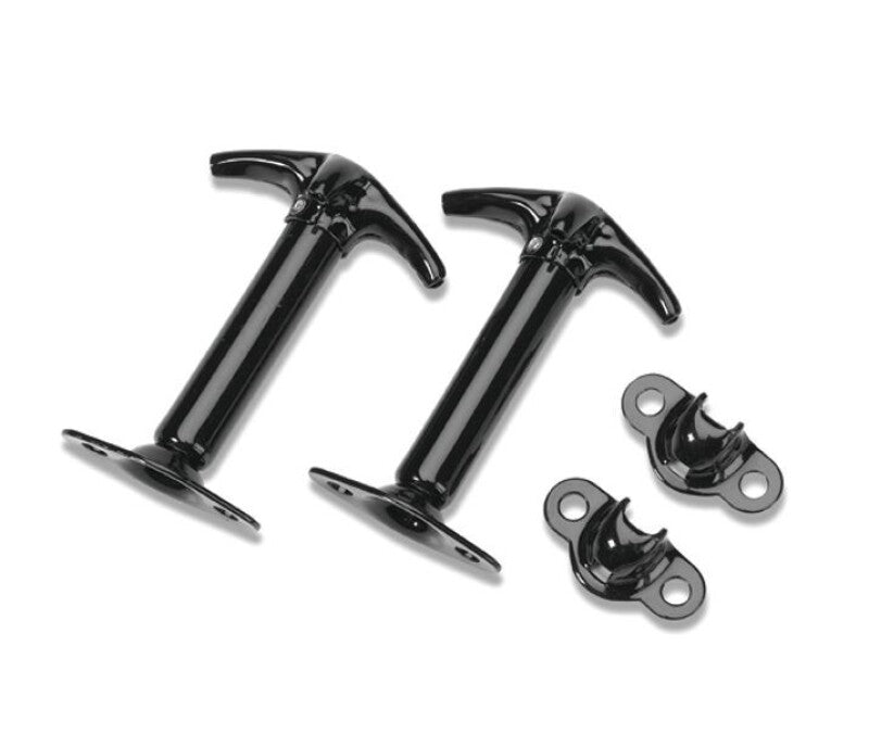 Bestop CJ2, CJ3, CJ5, CJ6, CJ7 & Wrangler YJ Hood Latch Set – Black