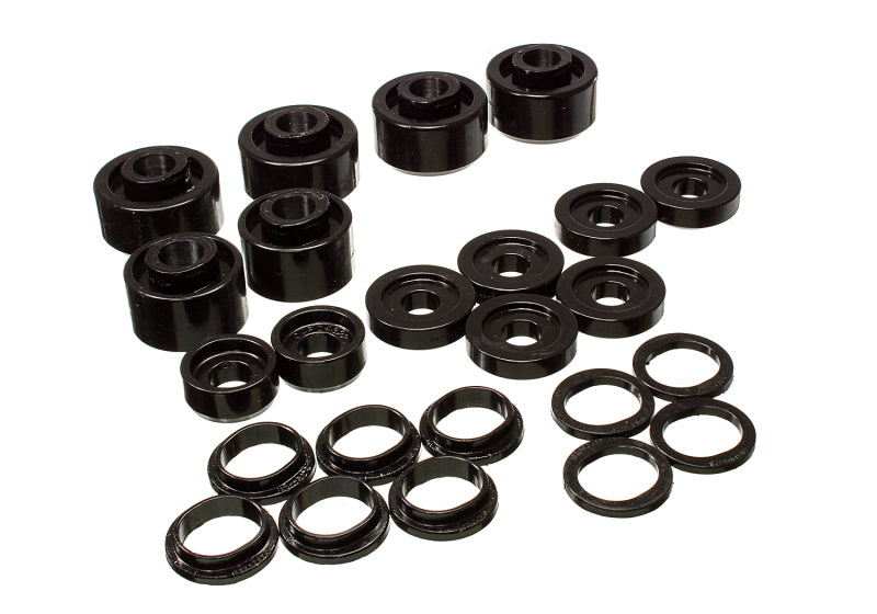 Energy Suspension eng4.4121G 2005-2007 Ford F-250/F-350 Super Duty 2WD/4WD Regular Cab Body Mount Set - Black