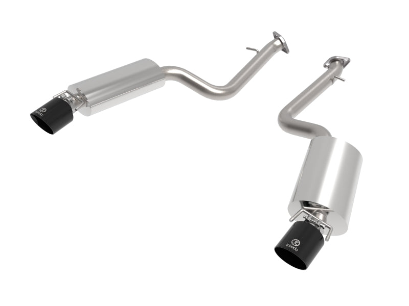 aFe Takeda 49-36060-B Axle-Back Exhaust System with Black Tips for 2014-2023 Lexus IS350 3.5L V6
