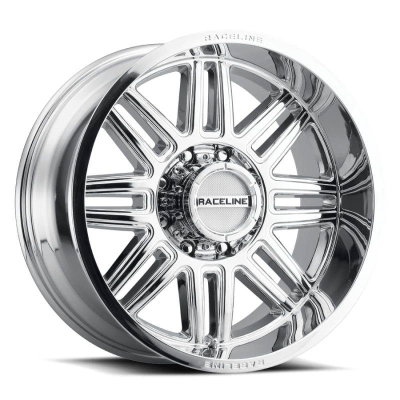Raceline 948C Split 18x9-Inch Chrome Wheel, 6x139.7 Bolt Pattern, -12mm Offset