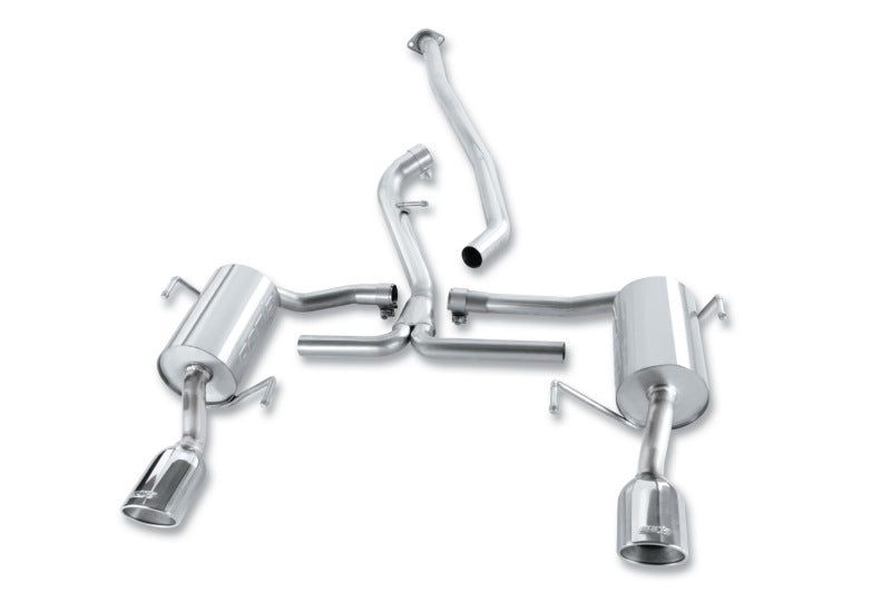 Borla 140324 S-Type Cat-Back Exhaust System for 2008-2011 Subaru Impreza 2.5L Sedan