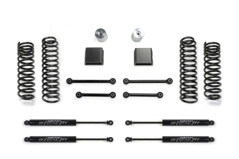 Fabtech fabK4163M - 20-21 Jeep JT 4WD Gas 3-Inch Sport II System with Stealth