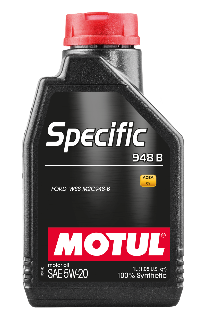 Motul 1L OEM Synthetic Engine Oil SPECIFIC 948B - 5W20 - Acea A1/B1 Ford M2C 948B - Case of 12