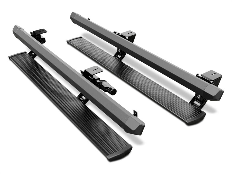 AMP Research PowerStep XL Electric Running Boards, Part Number 77133-01A, for 2018-2021 Jeep Wrangler JL 2-Door