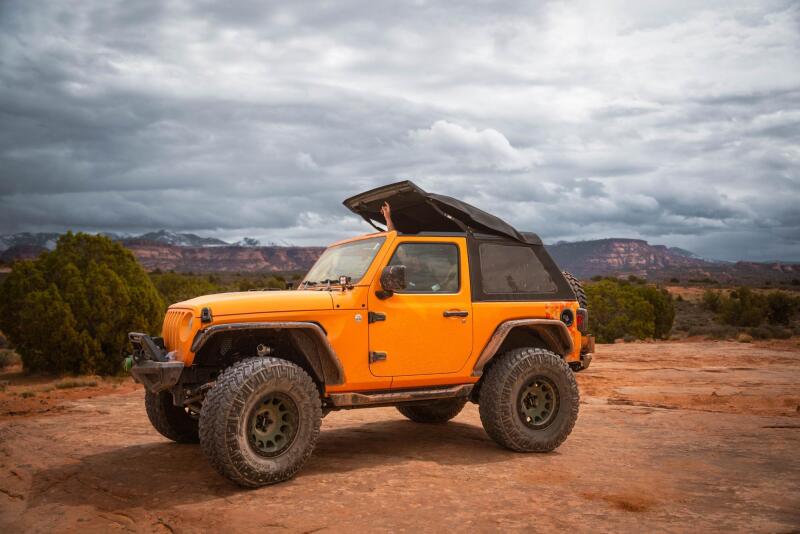 Bestop Trektop Glide 2-Door Soft Top for Jeep Wrangler JL 2018-2026 – Premium Black Twill