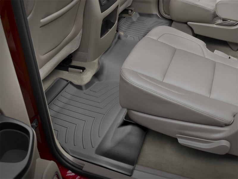 WeatherTech 2027 Kia Telluride Rear Floor Liner - Black, DigitalFit with HDTE Material