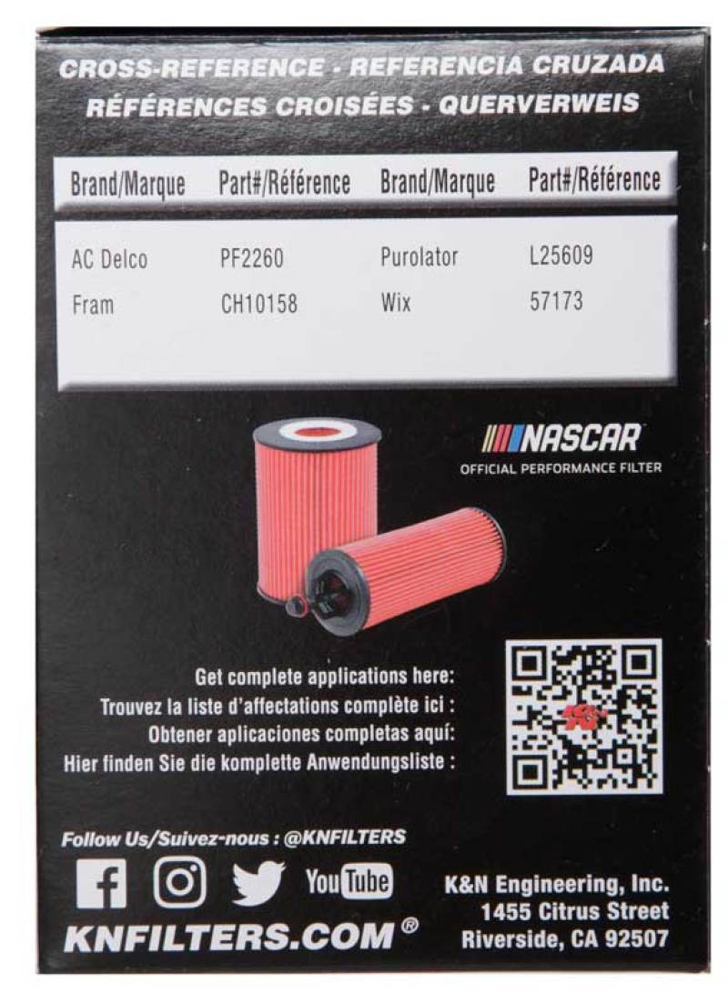 K&N Engineering HP-7023 Performance Cartridge Oil Filter for Select Toyota and Lexus Vehicles