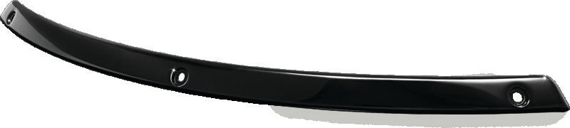 Kuryakyn Smooth Windshield Trim for 1996–2013 Harley-Davidson Touring, Gloss Black - 1318
