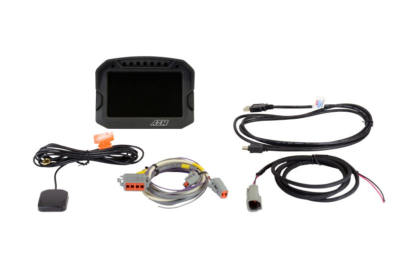 AEM CD-5G Carbon Digital Dash Display with Internal 10Hz GPS and Antenna, 30-5602
