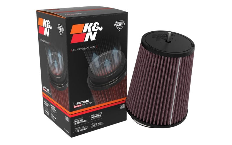 K&N Engineering RU-3520 Universal Air Filter, 3.5-Inch Flange