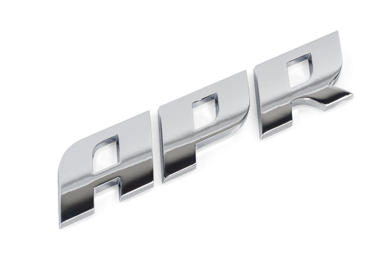 APR Badge in Polished Silver - 4.25 x 0.875 inches - Easy Peel-and-Play Installation