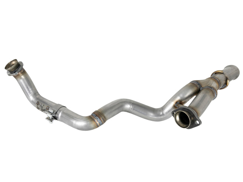 aFe POWER Twisted Steel Y-Pipe 48-48026 for 2018-2026 Jeep Wrangler JL and Gladiator JT 3.6L V6