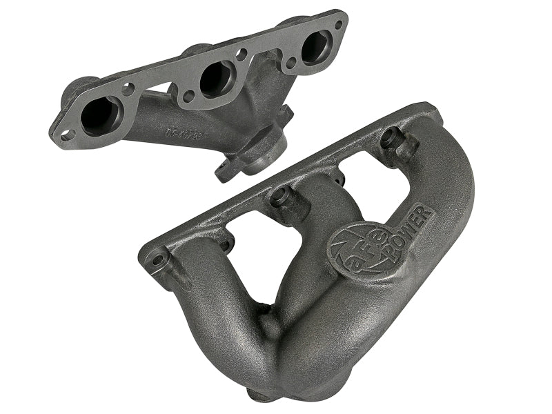 aFe BladeRunner Ported Ductile Iron Exhaust Manifold for 2007-2011 Jeep Wrangler JK 3.8L V6, Part Number 46-40114