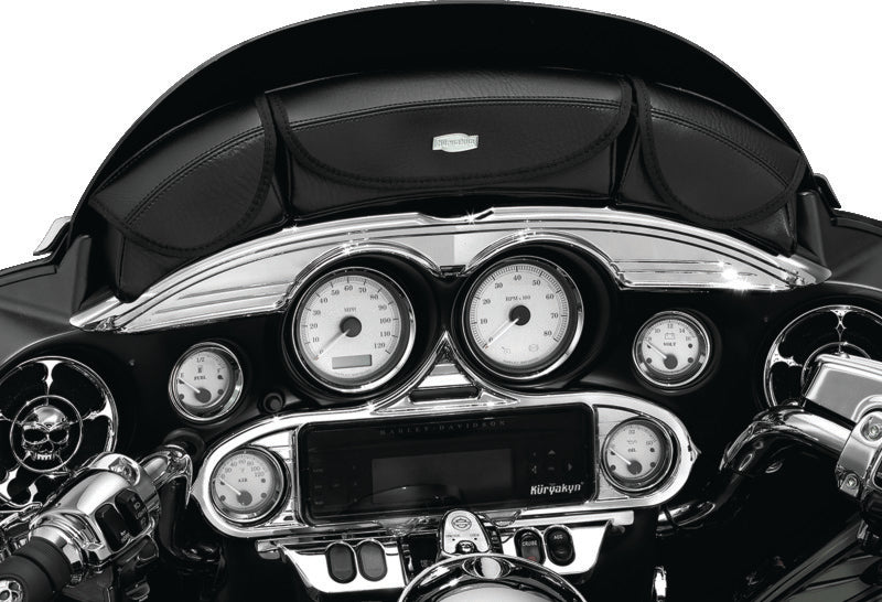 Kuryakyn 3783 Chrome Switch Panel Accent for Harley-Davidson Touring Models