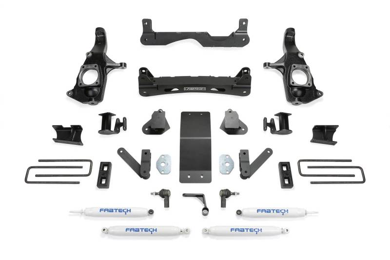 Fabtech 11-19 GM 3500HD 2WD/4WD 4in Basic System w/Perf. Shocks