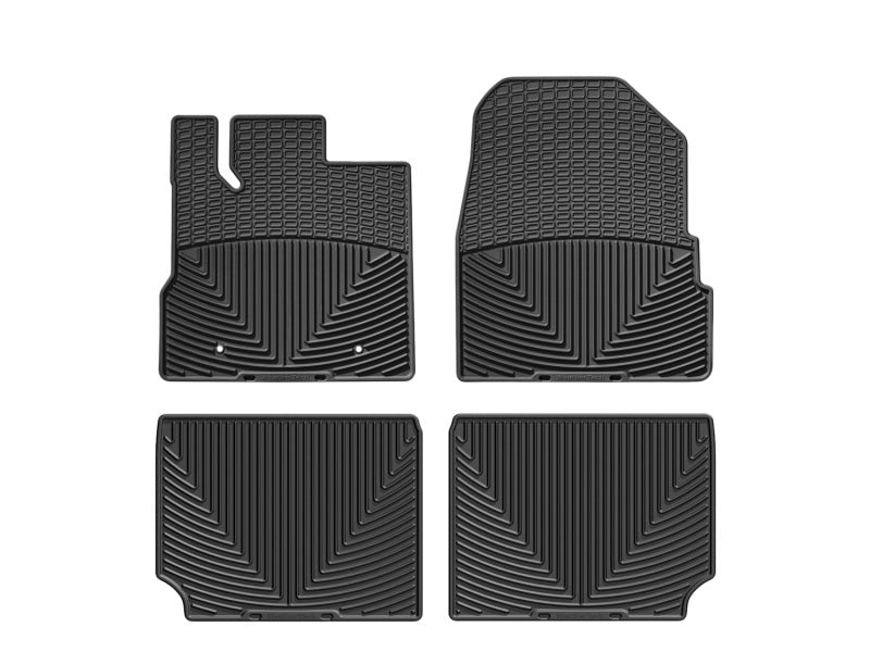 WeatherTech 10+ Chevrolet Equinox Front and Rear Rubber Mats - Black