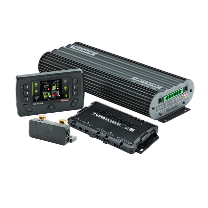 REDARC Total Vehicle Management System with Rogue and RedVision Display (Part Number: rdcTVMSKIT07-NA)